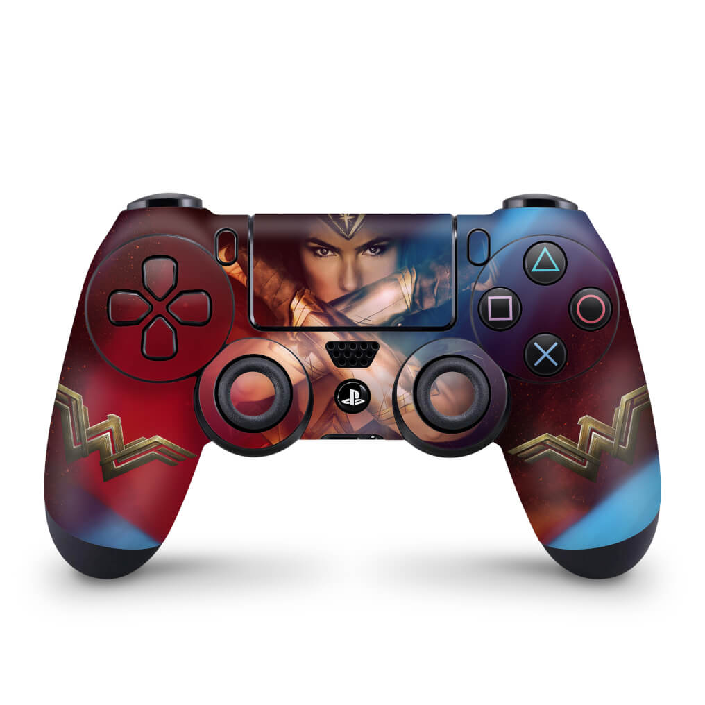 Skin Anti-Rage PS4 Controle - Mulher Maravilha