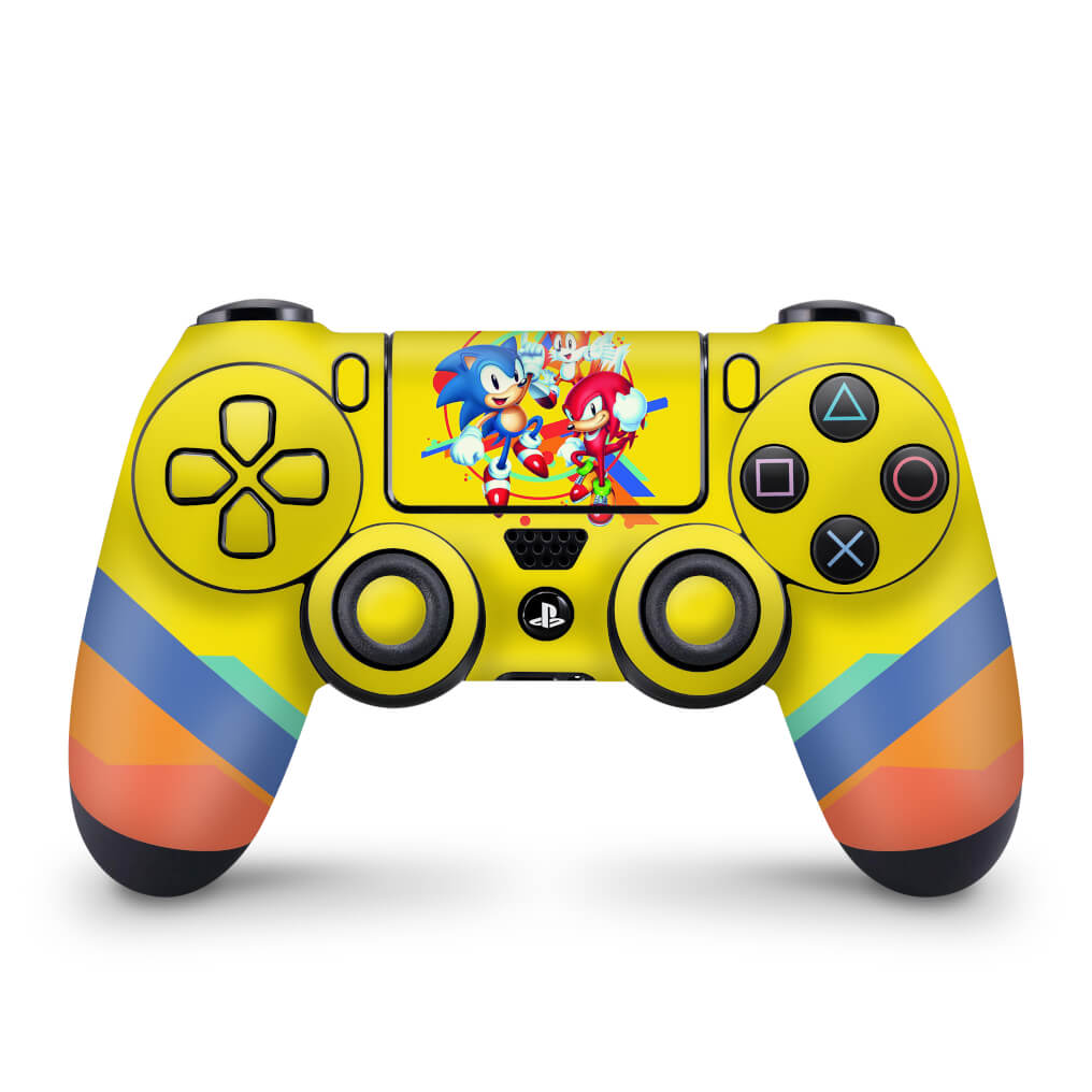 Skin Anti-Rage PS4 Controle - Sonic Mania