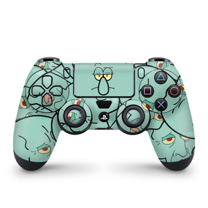 Skin Anti-Rage PS4 Controle - Lula Molusco Bob Esponja - Pop Arte Skins