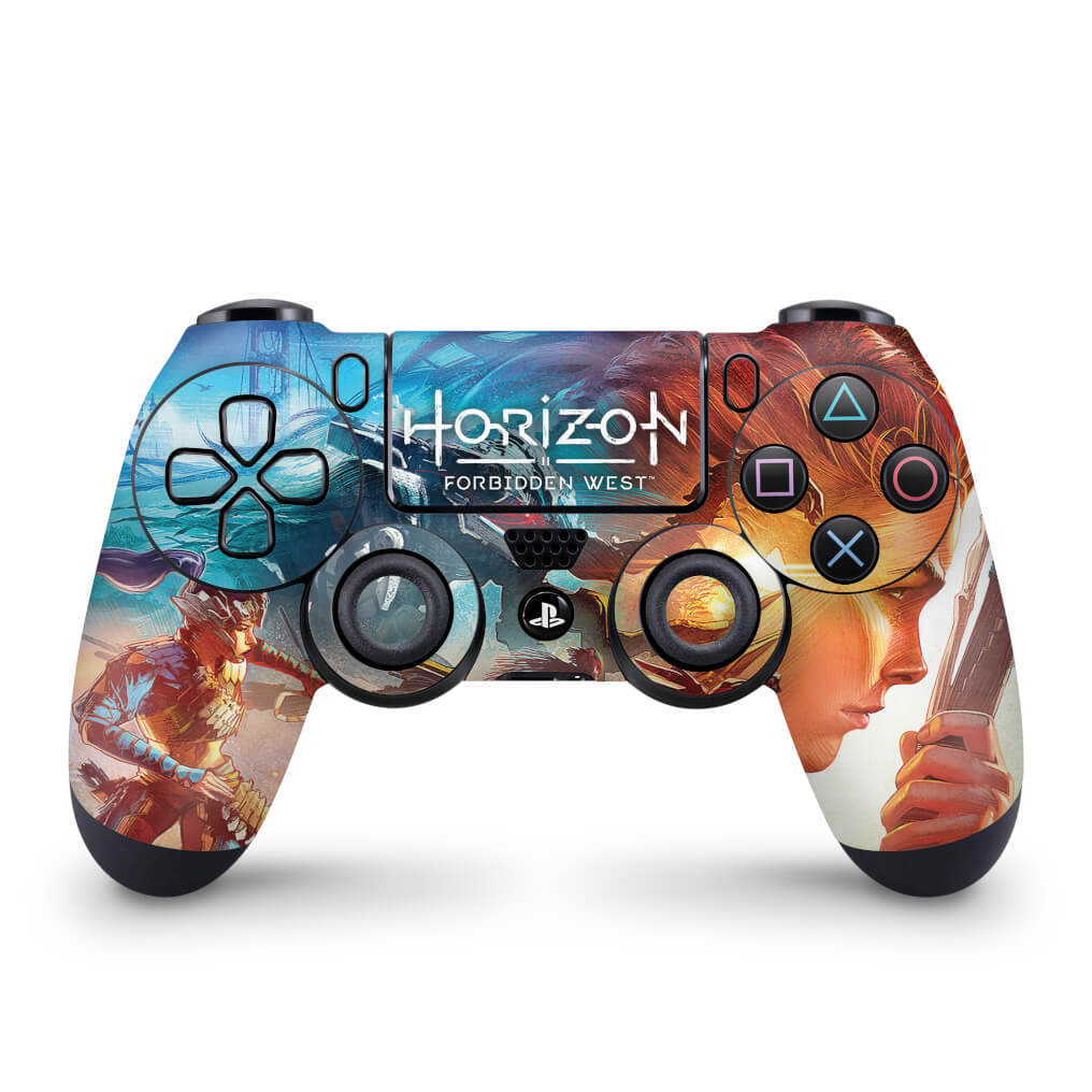 Skin Anti-Rage PS4 Controle - Horizon Forbidden West - Pop Arte Skins