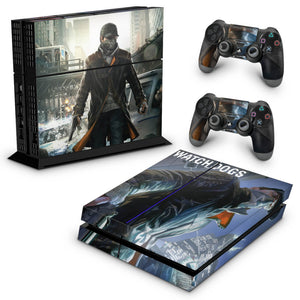 Skin Anti-Rage PS4 Fat - Watch Dogs - Pop Arte Skins