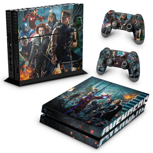 Skin Anti-Rage PS4 Fat - The Avengers - Os Vingadores - Pop Arte Skins