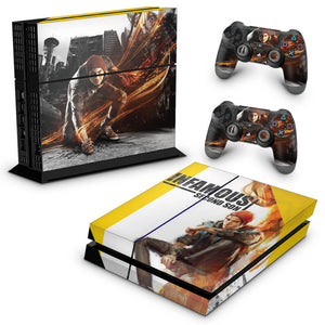 Skin Anti-Rage PS4 Fat - Infamous - Pop Arte Skins
