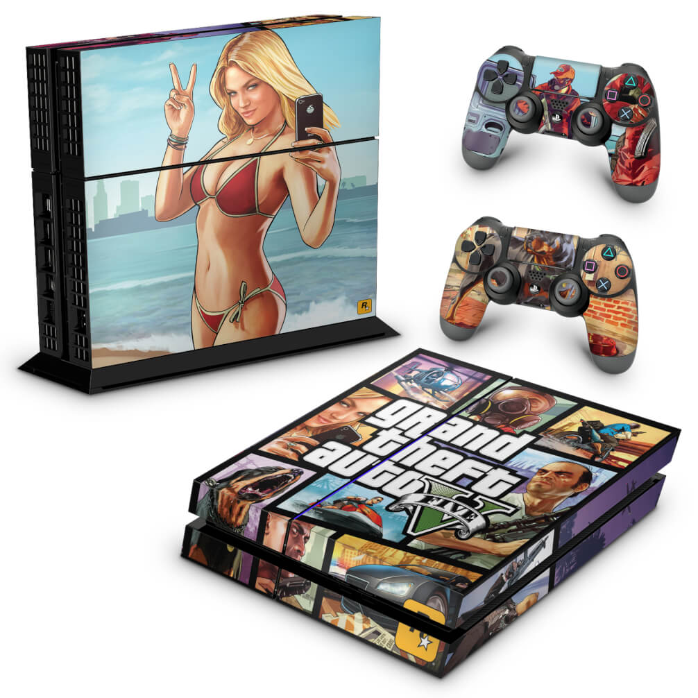 Skin Anti-Rage PS4 Fat - GTA V - Pop Arte Skins
