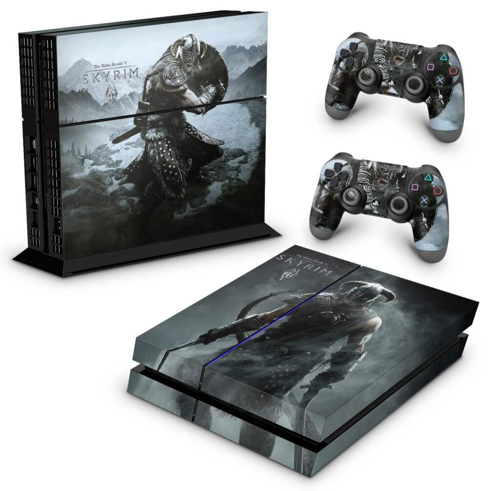 Skin Anti-Rage PS4 Fat - Skyrim - Pop Arte Skins