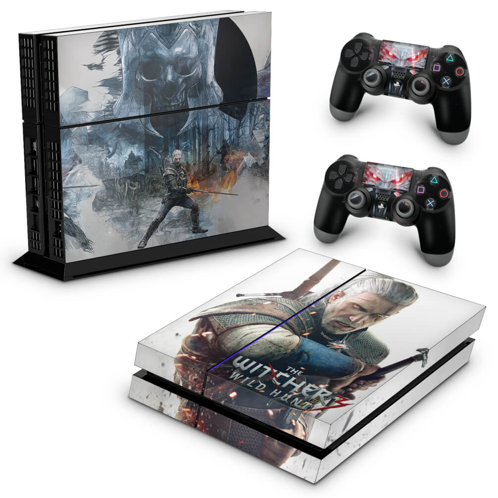 Skin Anti-Rage PS4 Fat - The Witcher #B