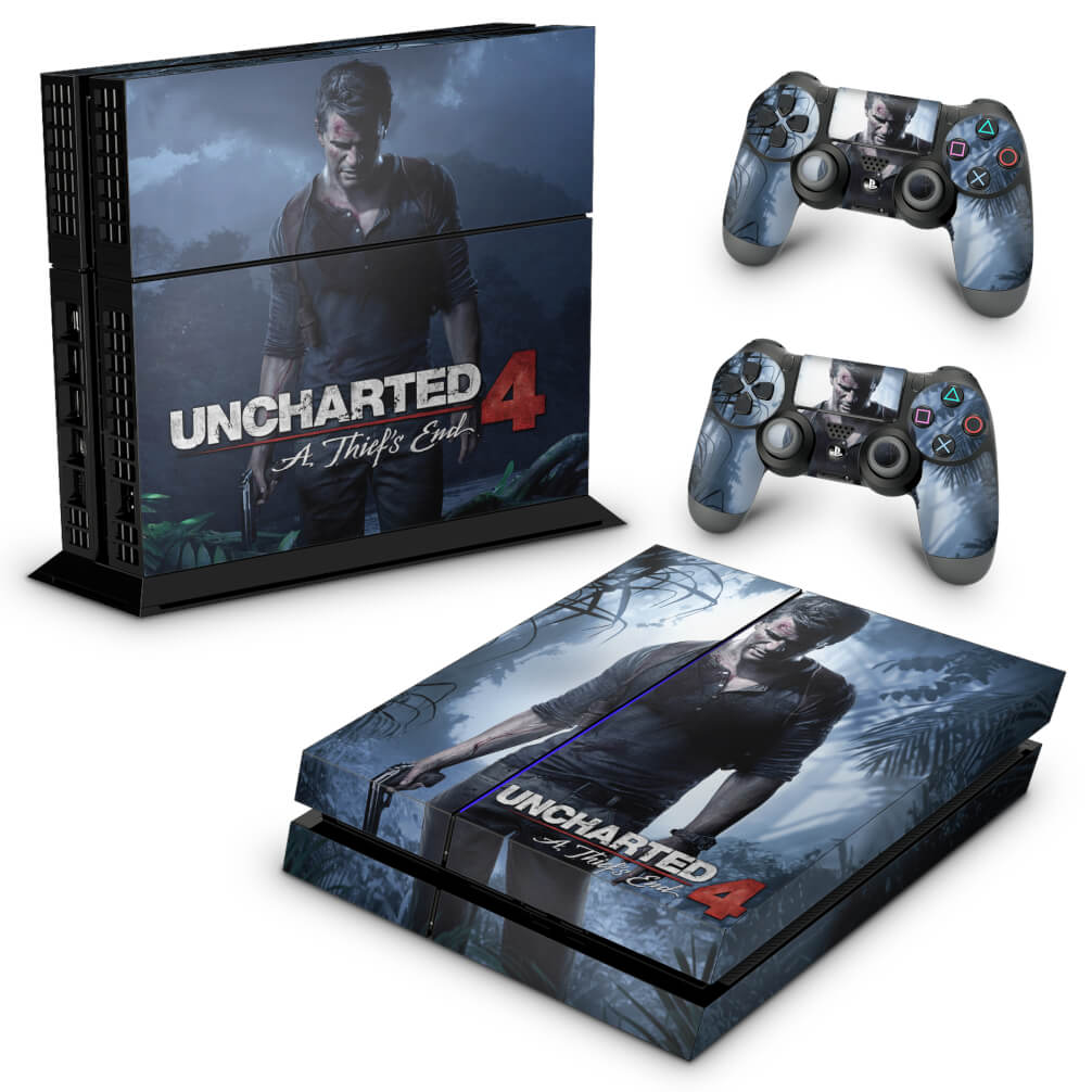 Skin Anti-Rage PS4 Fat - Uncharted 4 - Pop Arte Skins