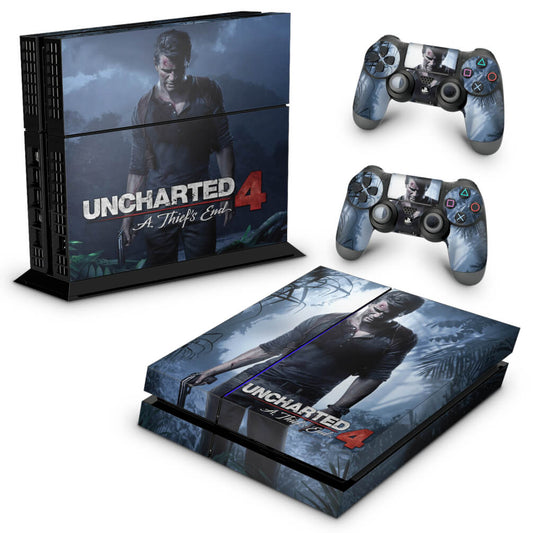 Skin Anti-Rage PS4 Fat - Uncharted 4