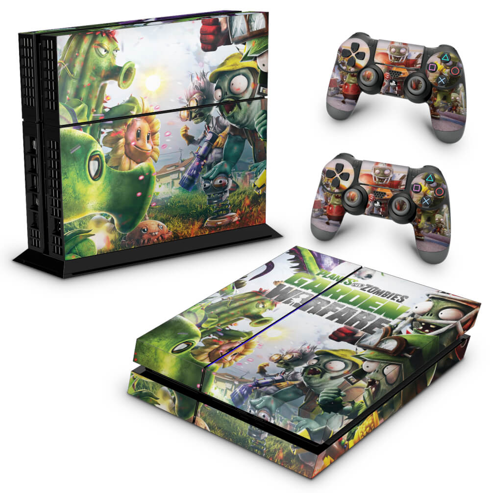 Skin Anti-Rage PS4 Fat - Plants Vs Zombies Garden Warfare
