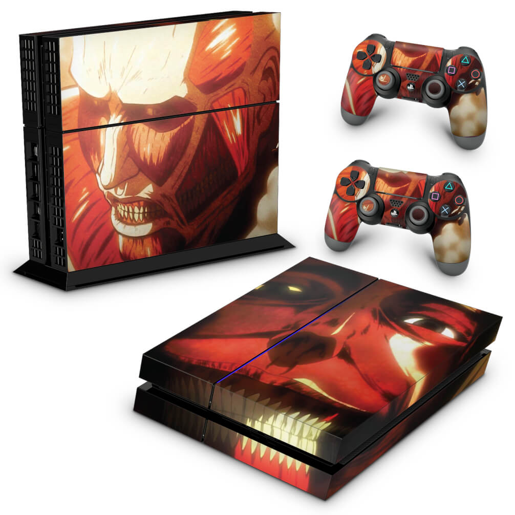 Skin Anti-Rage PS4 Fat - Attack On Titan - shingeki no kyojin #B