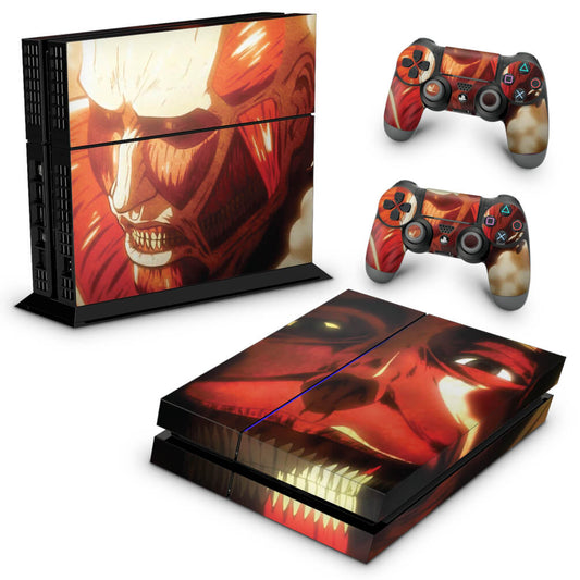 Skin Anti-Rage PS4 Fat - Attack On Titan - shingeki no kyojin #B