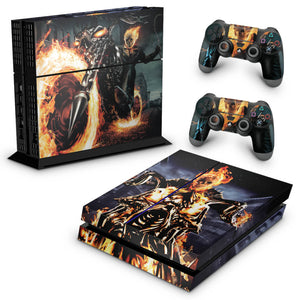 Skin Anti-Rage PS4 Fat - Ghost Rider #A - Pop Arte Skins