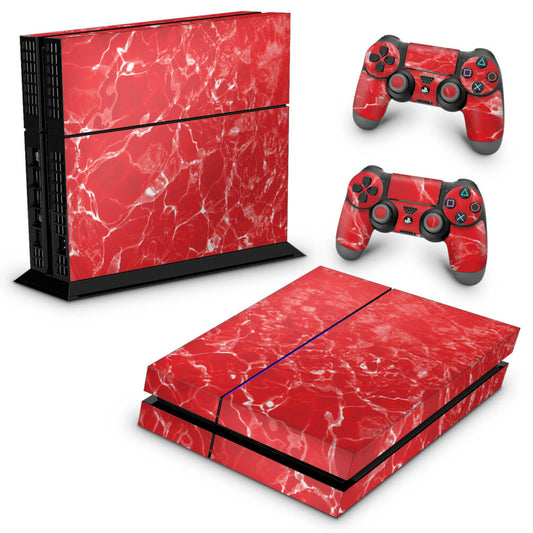 Skin Anti-Rage PS4 Fat - Aquático Água Vermelha