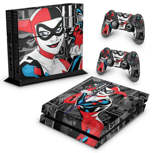 Skin Anti-Rage PS4 Fat - Harley Quinn - Arlequina #a - Pop Arte Skins