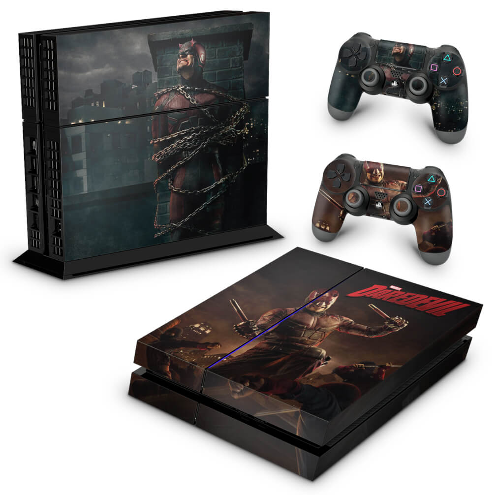 Skin Anti-Rage PS4 Fat - Daredevil Demolidor - Pop Arte Skins