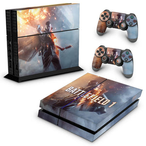 Skin Anti-Rage PS4 Fat - Battlefield 1 - Pop Arte Skins