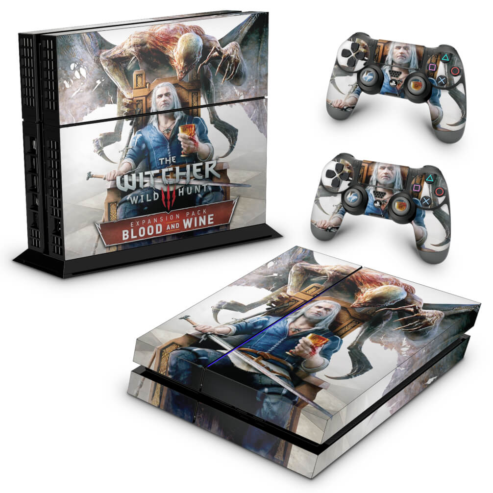 Skin Anti-Rage PS4 Fat - The Witcher 3: Wild Hunt - Blood and Wine