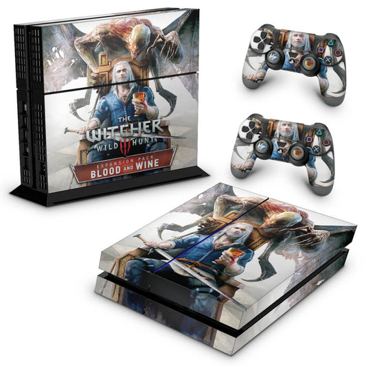 Skin Anti-Rage PS4 Fat - The Witcher 3: Wild Hunt - Blood and Wine