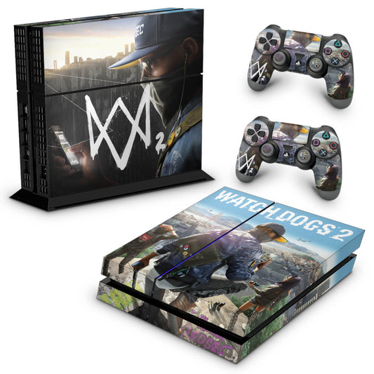 Skin Anti-Rage PS4 Fat - Watch Dogs 2