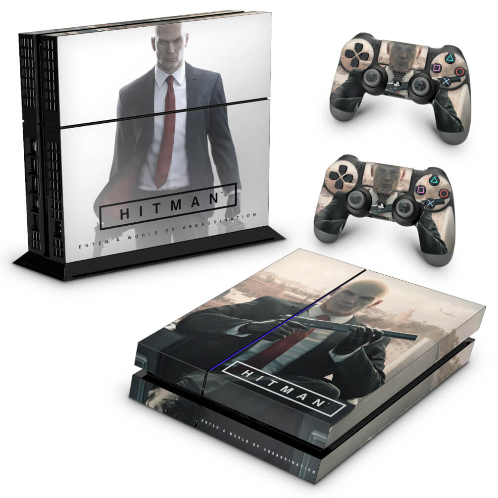 Skin Anti-Rage PS4 Fat - Hitman 2016 - Pop Arte Skins