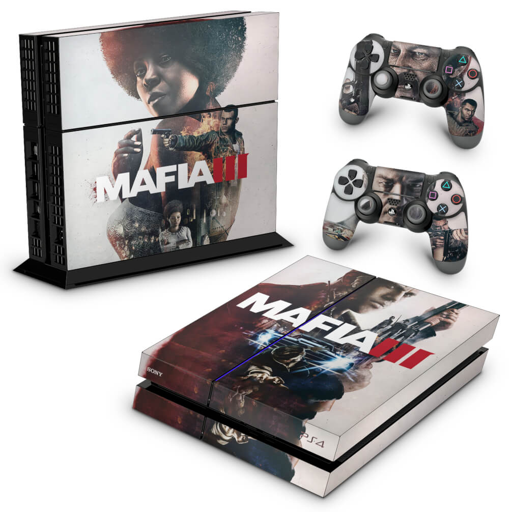 Skin Anti-Rage PS4 Fat - Mafia 3 - Pop Arte Skins