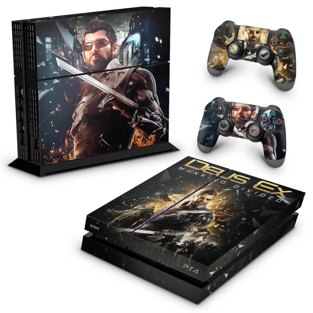 Skin Anti-Rage PS4 Fat - Deus Ex: Mankind Divided
