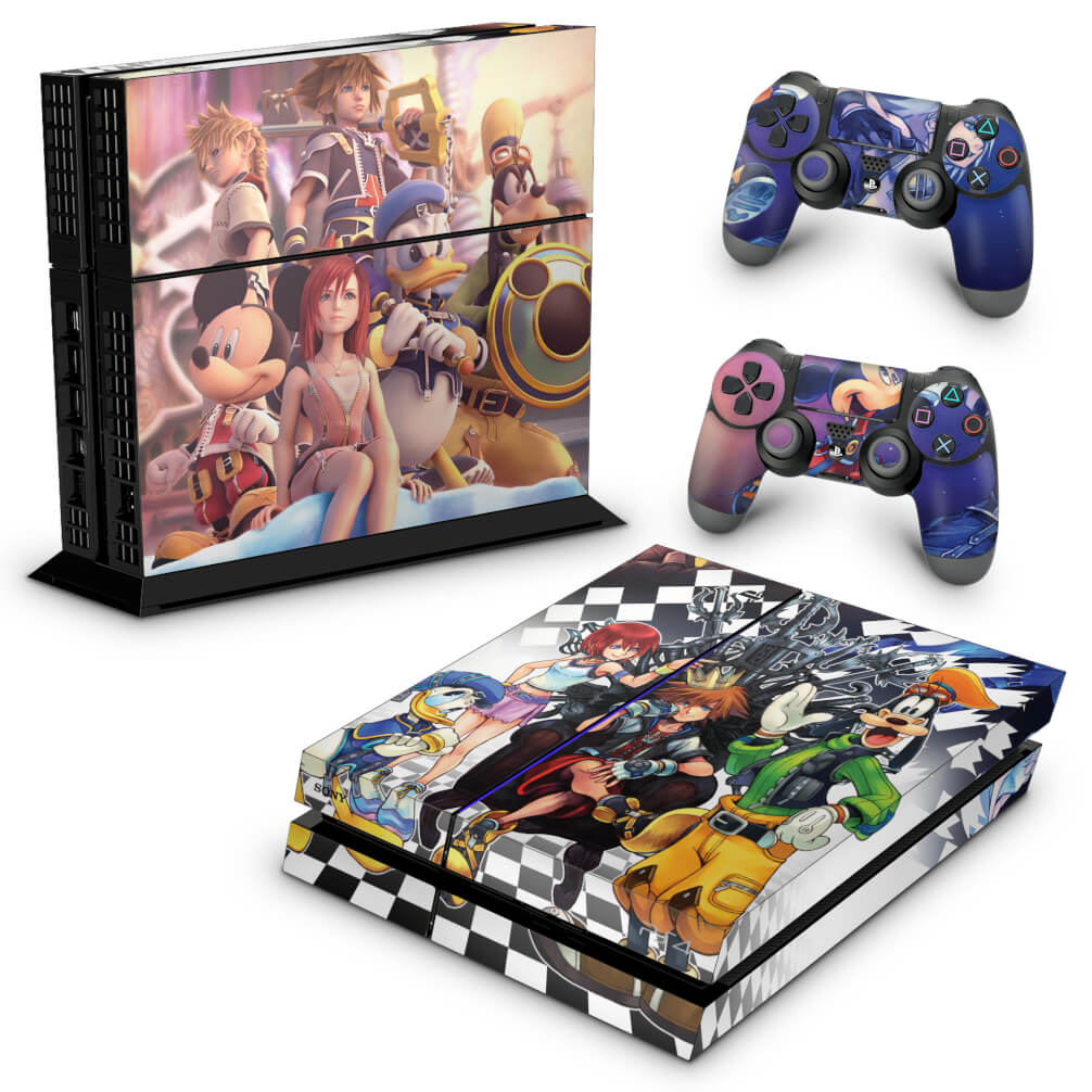 Skin Anti-Rage PS4 Fat - Kingdom Hearts