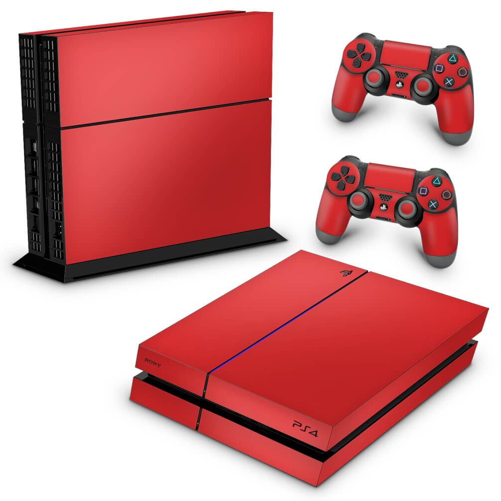Skin Anti-Rage PS4 Fat - Vermelho