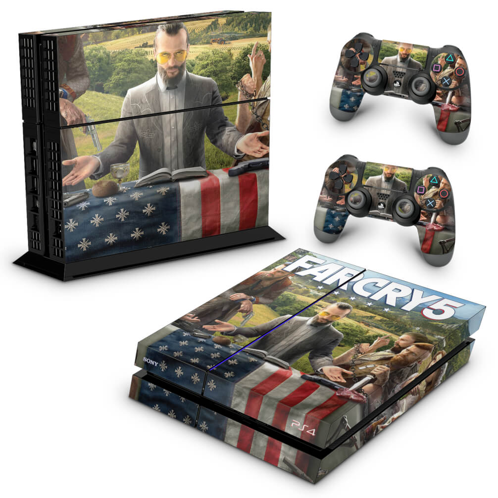 Skin Anti-Rage PS4 Fat - Far Cry 5 - Pop Arte Skins