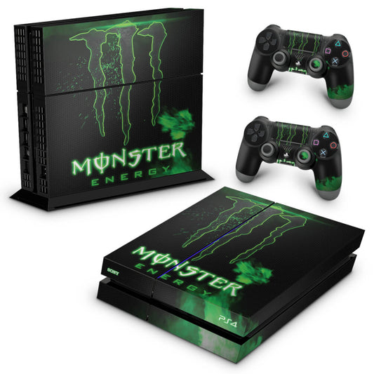 PS4 Fat Skin Anti-Rage - Monster Energy Drink