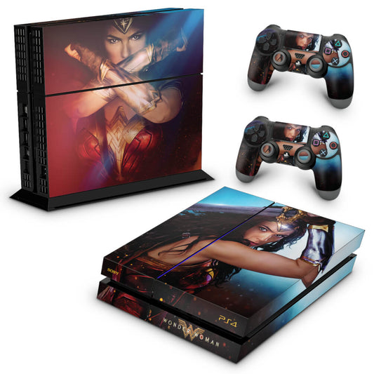 PS4 Fat Skin Anti-Rage - Mulher Maravilha