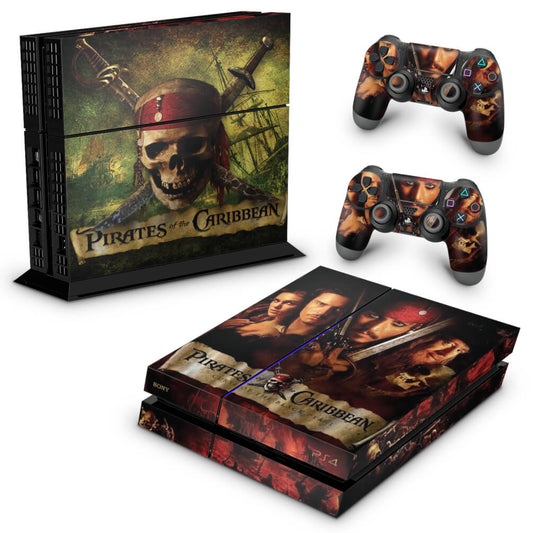 PS4 Fat Skin Anti-Rage - Piratas do Caribe