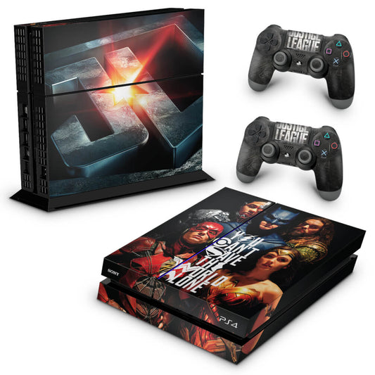 PS4 Fat Skin Anti-Rage - Liga Da Justiça
