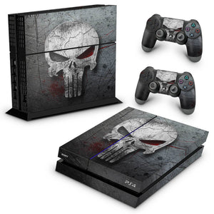 Skin Anti-Rage PS4 Fat - The Punisher Justiceiro #b - Pop Arte Skins