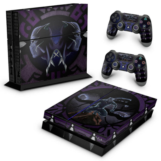 PS4 Fat Skin Anti-Rage - Pantera Negra
