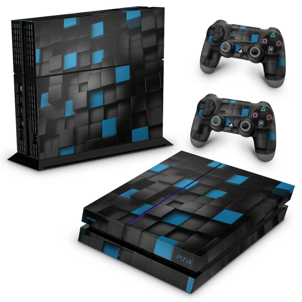 Skin Anti-Rage PS4 Fat - Cubos - Pop Arte Skins