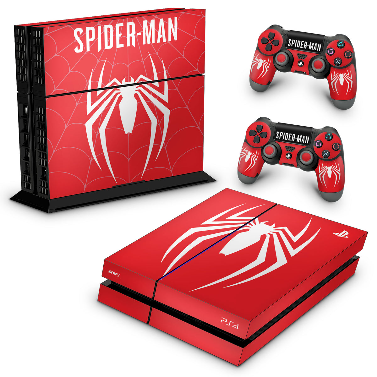 PS4 Fat Skin Anti-Rage - Spider-man Bundle #b