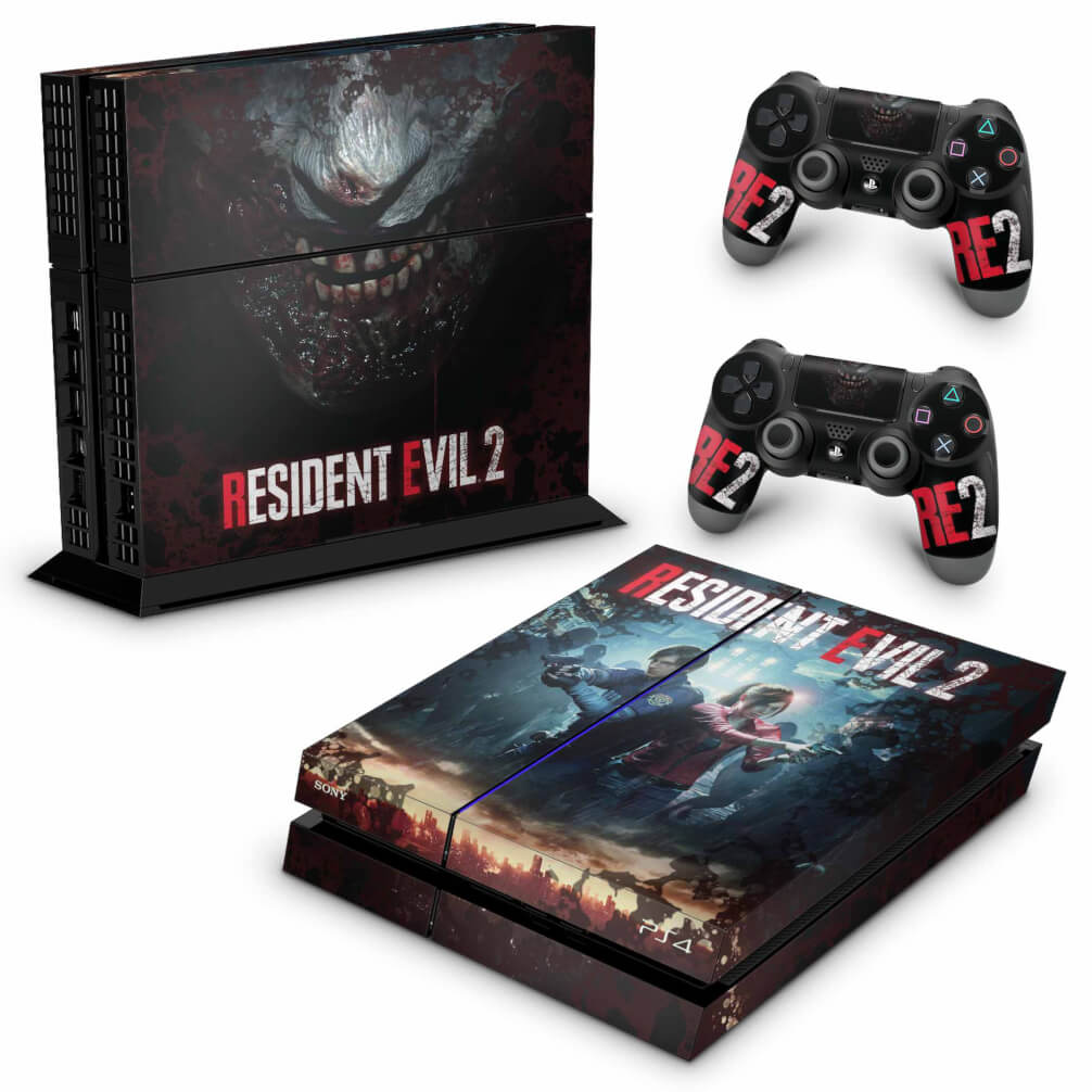 Skin Anti-Rage PS4 Fat - Resident Evil 2 Remake