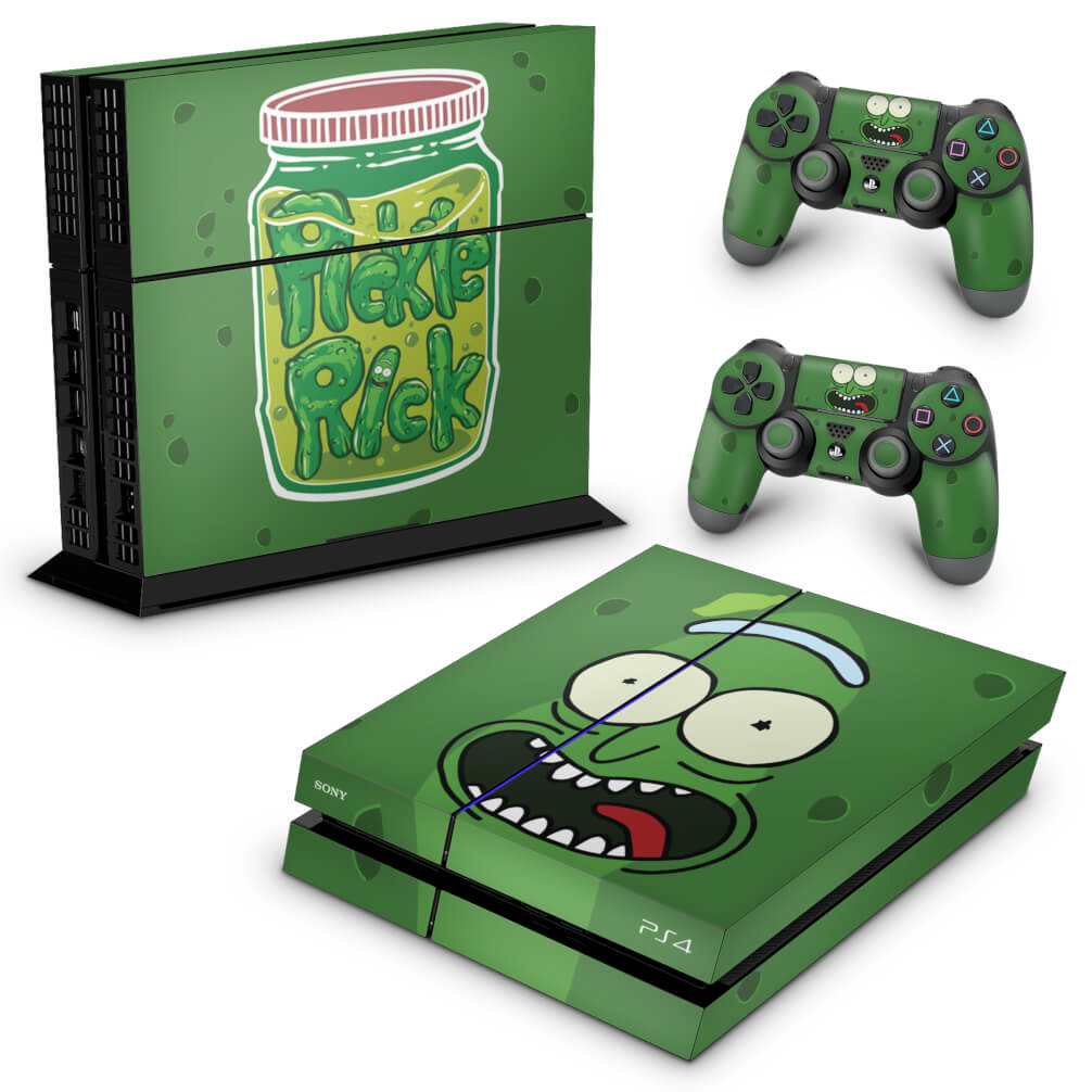 PS4 Fat Skin Anti-Rage - Pickle Rick and Morty