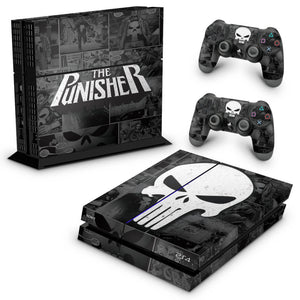 Skin Anti-Rage PS4 Fat - The Punisher Justiceiro Comics - Pop Arte Skins