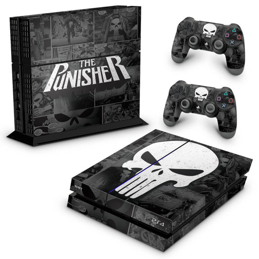 PS4 Fat Skin Anti-Rage - The Punisher Justiceiro Comics