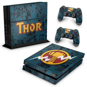 Skin Anti-Rage PS4 Fat - Thor Comics - Pop Arte Skins