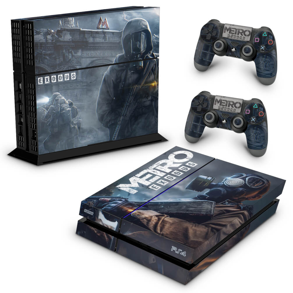 Skin Anti-Rage PS4 Fat - Metro Exodus - Pop Arte Skins