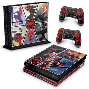 Skin Anti-Rage PS4 Fat - Homem-Aranha no Aranhaverso - Pop Arte Skins