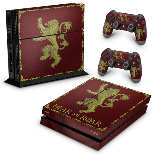 PS4 Fat Skin Anti-Rage - Game Of Thrones Lannister