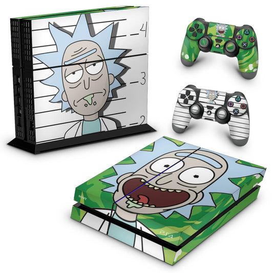 PS4 Fat Skin Anti-Rage - Rick Rick and Morty
