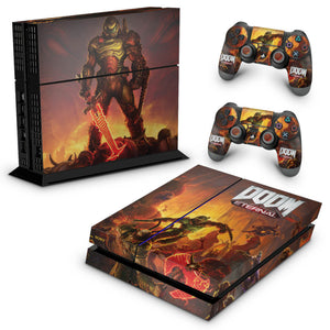 Skin Anti-Rage PS4 Fat - Doom Eternal - Pop Arte Skins