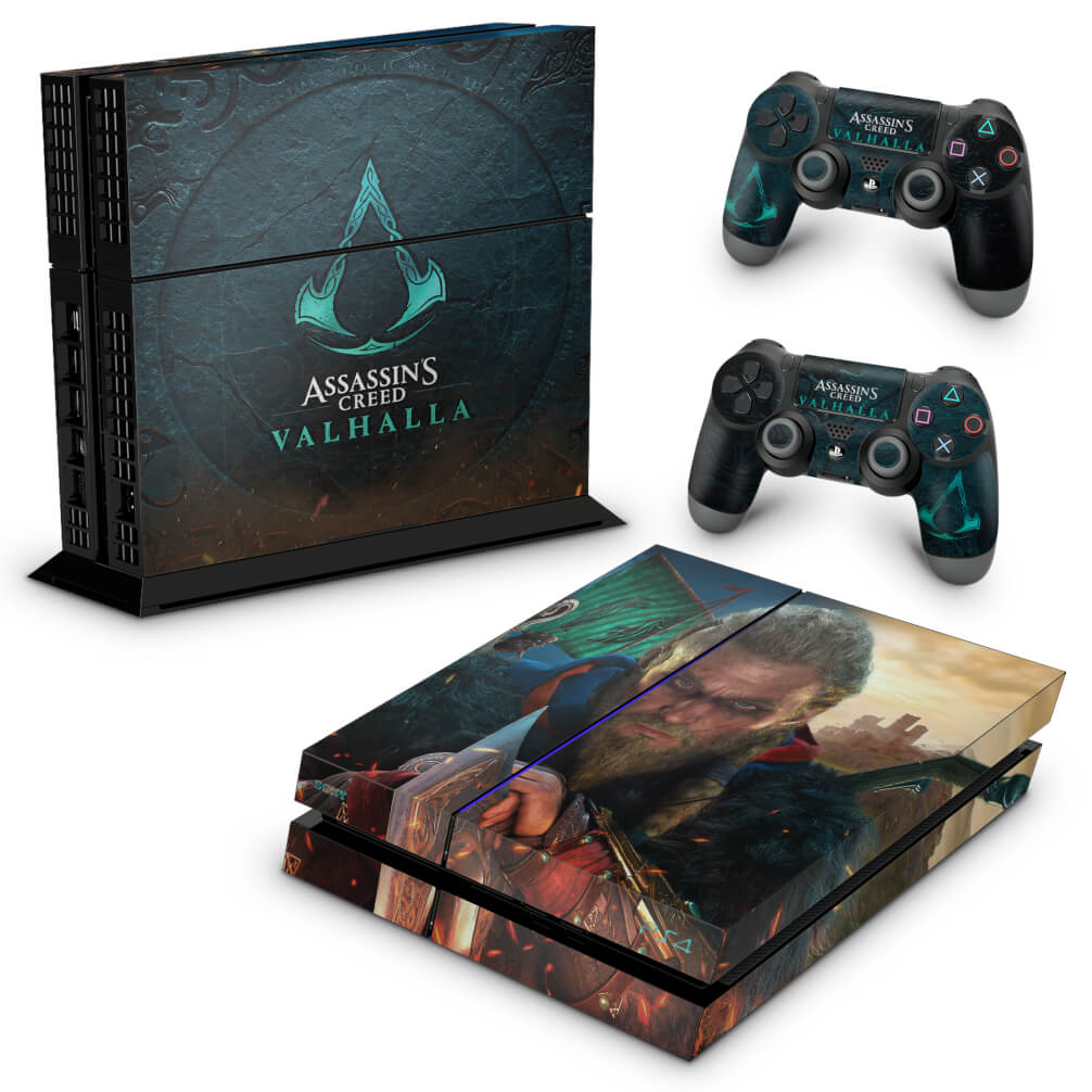 Skin Anti-Rage PS4 Fat - Assassin's Creed Valhalla - Pop Arte Skins