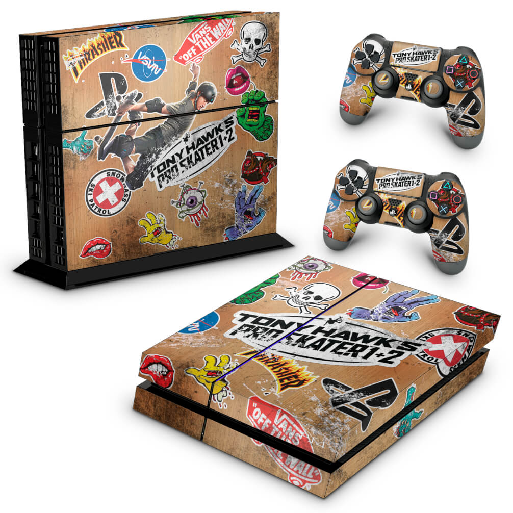 Skin Anti-Rage PS4 Fat - Tony Hawk's Pro Skater - Pop Arte Skins