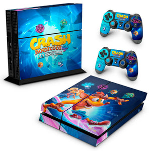 Skin Anti-Rage PS4 Fat - Crash Bandicoot 4 - Pop Arte Skins
